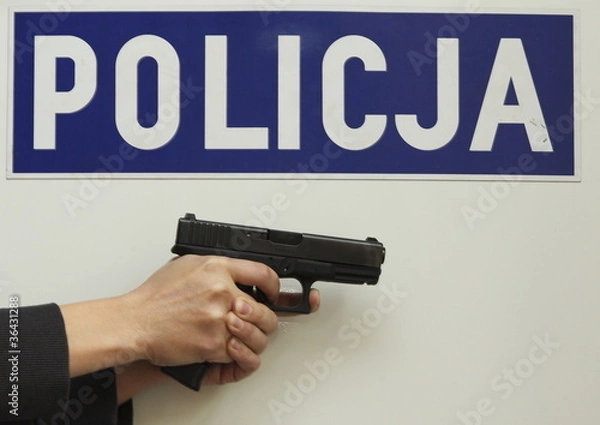 Obraz Policja strzela