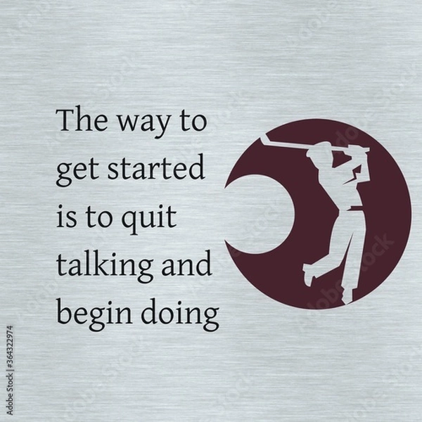 Obraz Motivation and inspirational quotes about success in life