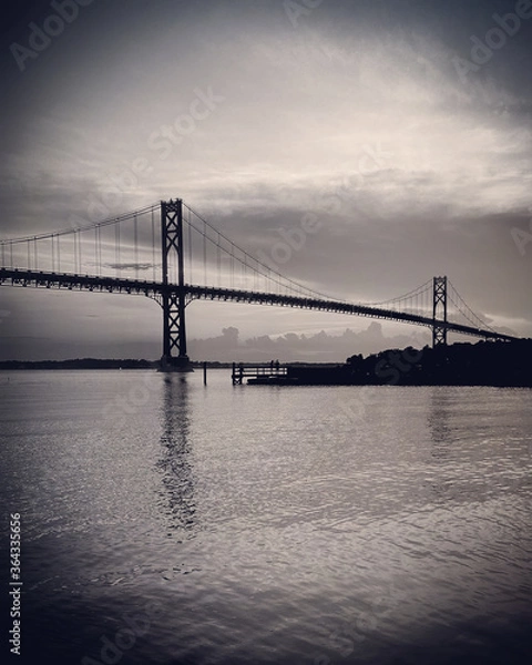 Obraz Mount hope bridge Rhode Island 