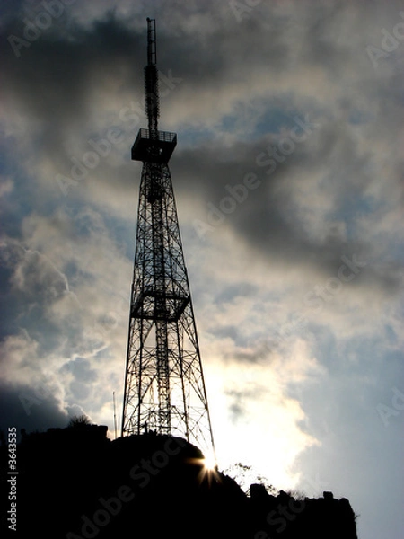 Fototapeta Cloudy Tower