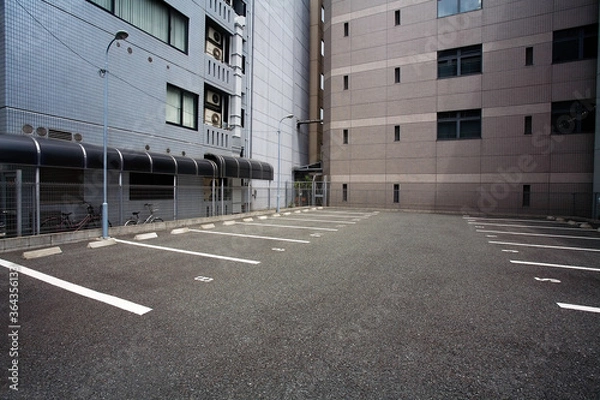 Obraz Empty parking lot