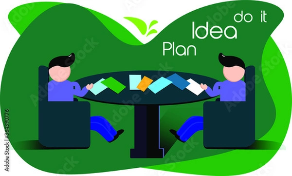 Obraz business team communication