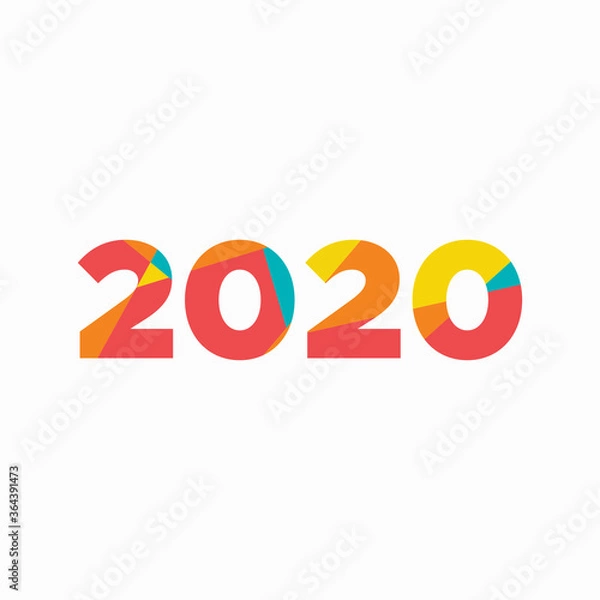 Fototapeta New Year 2020