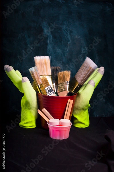 Obraz brushes for painting