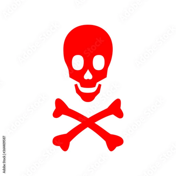 Obraz skull and crossbones