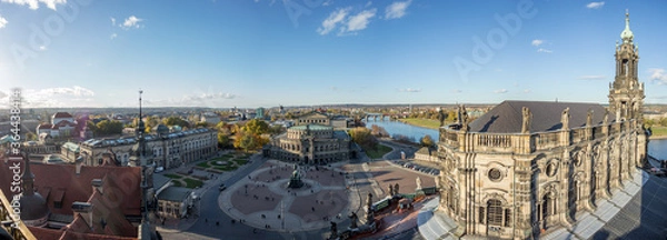Fototapeta Dresden Innenstadt, Semperoper, Zwinger