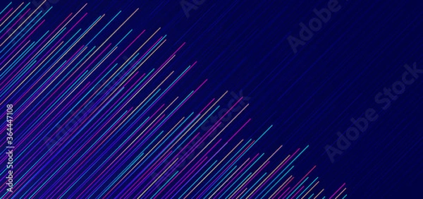 Fototapeta Colorful line overlap design rainbow concept modern art style with space for content