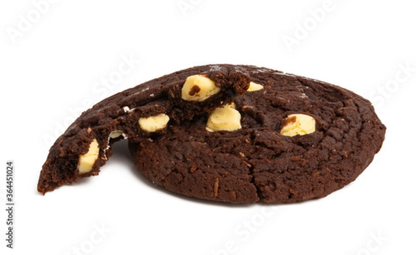 Obraz chocolate chip cookies with white chocolate