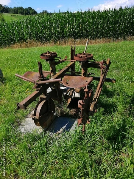 Fototapeta very old field-device