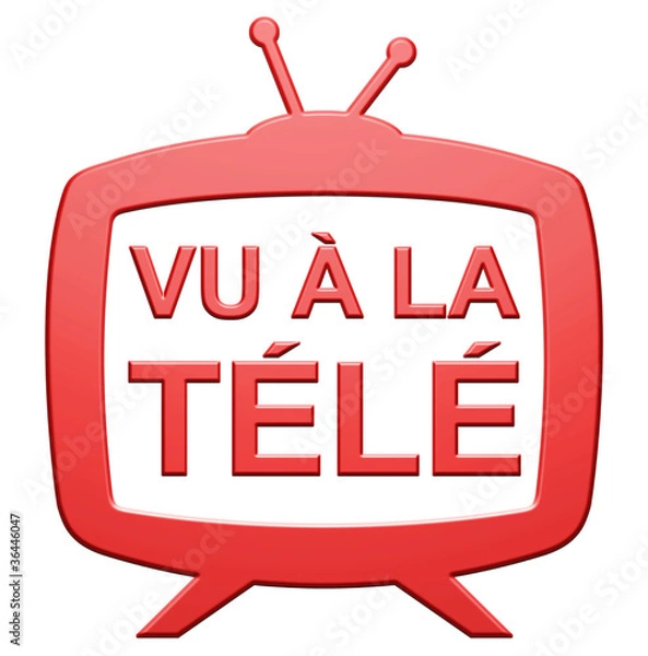 Obraz Icône "Vu à la Télé"