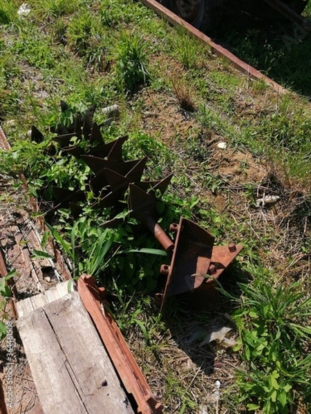 Obraz old rusty element