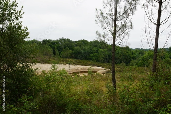 Obraz Lac rouge de Guizengeard
