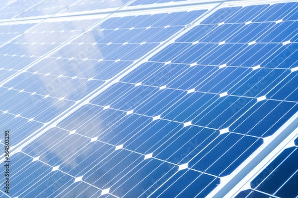 Obraz Solar pannels collecting energy from the sun.