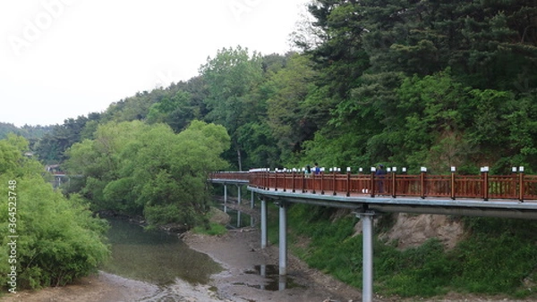 Fototapeta bridge over the river