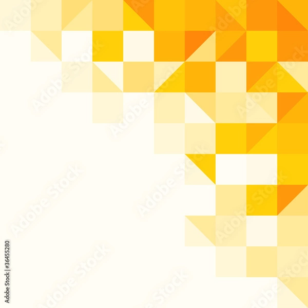 Fototapeta Yellow Abstract Pattern