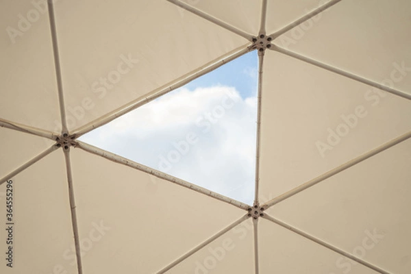 Obraz dome with a piece of blue sky