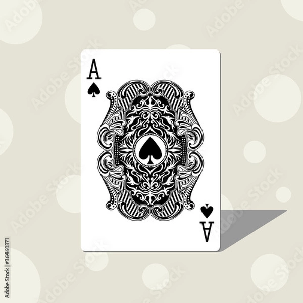 Fototapeta ace spade