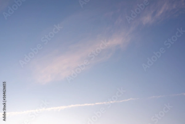 Obraz Blue sky with white clouds