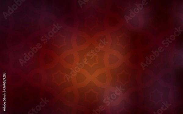 Fototapeta Dark Red vector template with sky stars. Blurred decorative design in simple style with stars. Smart design for your business advert.