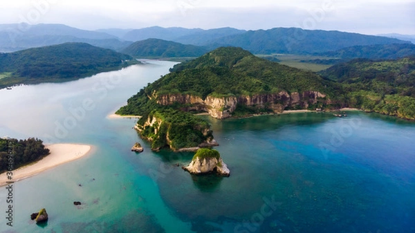 Obraz 西表島 トゥドゥマリの浜