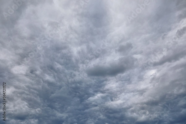 Fototapeta thunderclouds on a summer evening