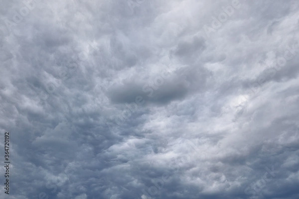 Fototapeta thunderclouds on a summer evening