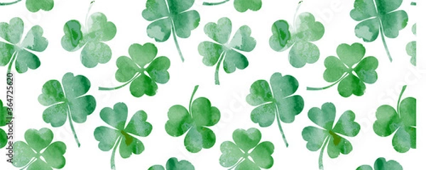 Fototapeta St. Patrick's day seamless pattern