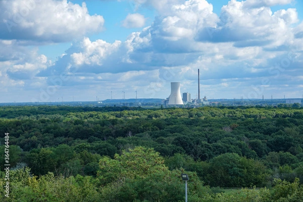 Obraz Ruhrgebiet von der Halde Rheinpreussen