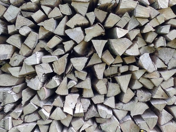 Obraz pile firewood, ready to use