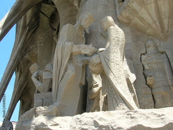 Fototapeta Jesús consuela a las mujeres de Jerusalén