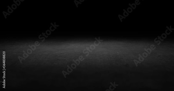 Fototapeta dark rough cement wall and studio room gradient background