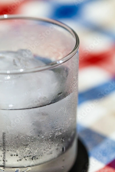 Obraz グラスに入ったソーダと氷
