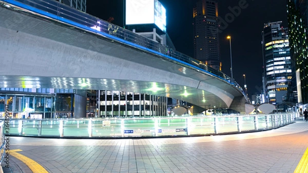 Obraz 渋谷東口　ペデストリアンデッキ