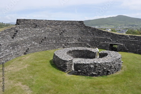 Obraz Cahergall Stone Fort in Ireland