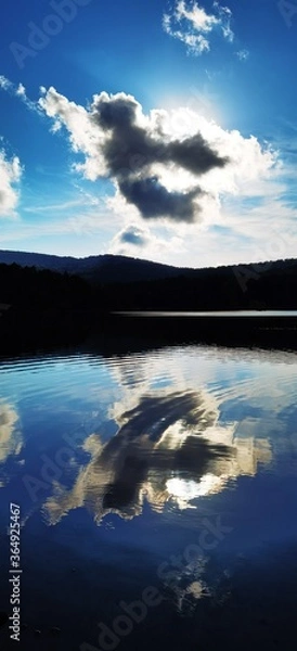 Obraz sunset over the lake