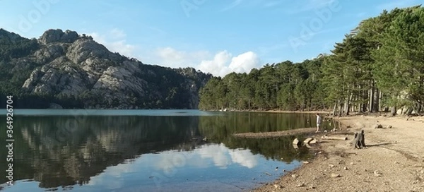 Obraz lake and mountains