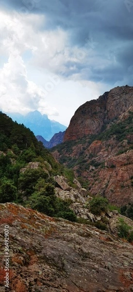 Obraz mountain landscape with blue sky