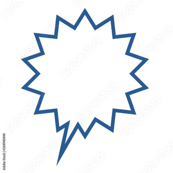 Obraz empty speech bubble