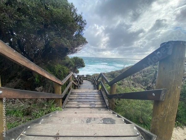 Fototapeta the beaches of Mandurah and Busselton in Western Australia