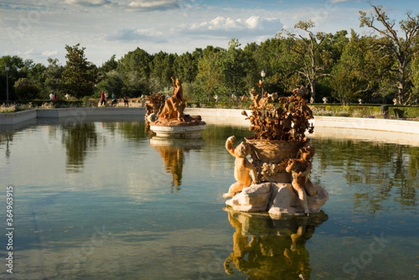 Fototapeta Fuente emblemática en Aranjuez.