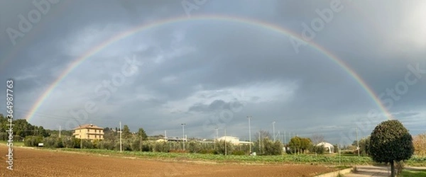 Obraz double rainbow