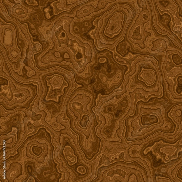 Obraz Seamless wood texture with root sawing.