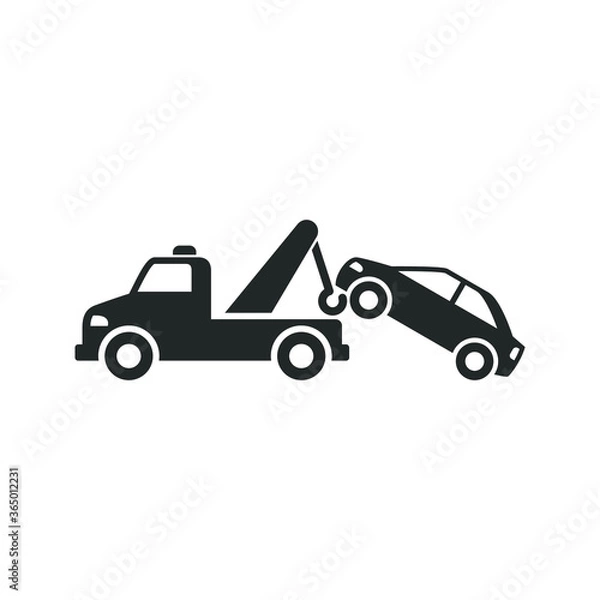 Obraz Car towing icon