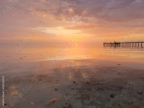 Obraz Sunset over sea