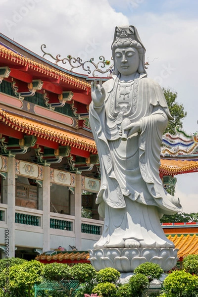 Obraz Chinese buddha statue in temple