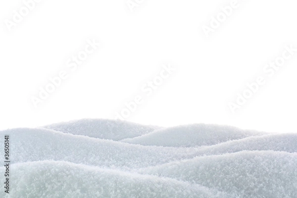 Fototapeta Śnieżny wystrój