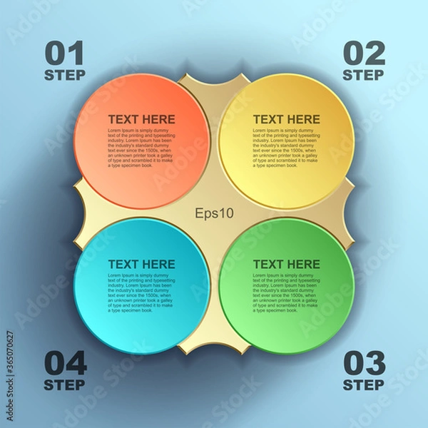 Obraz Abstract geometric background, Vector web element design, website