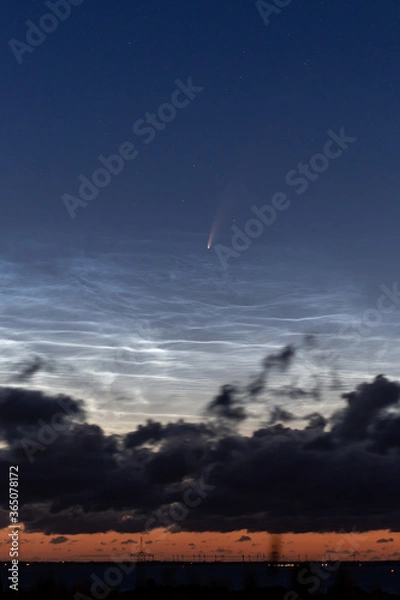 Obraz Komet C/2020 F3 (NEOWISE) am 11.07.2020
