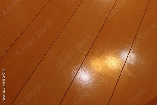 Fototapeta フローリングのへこみ傷