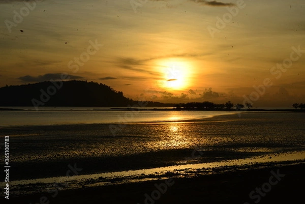 Obraz sunset at the beach